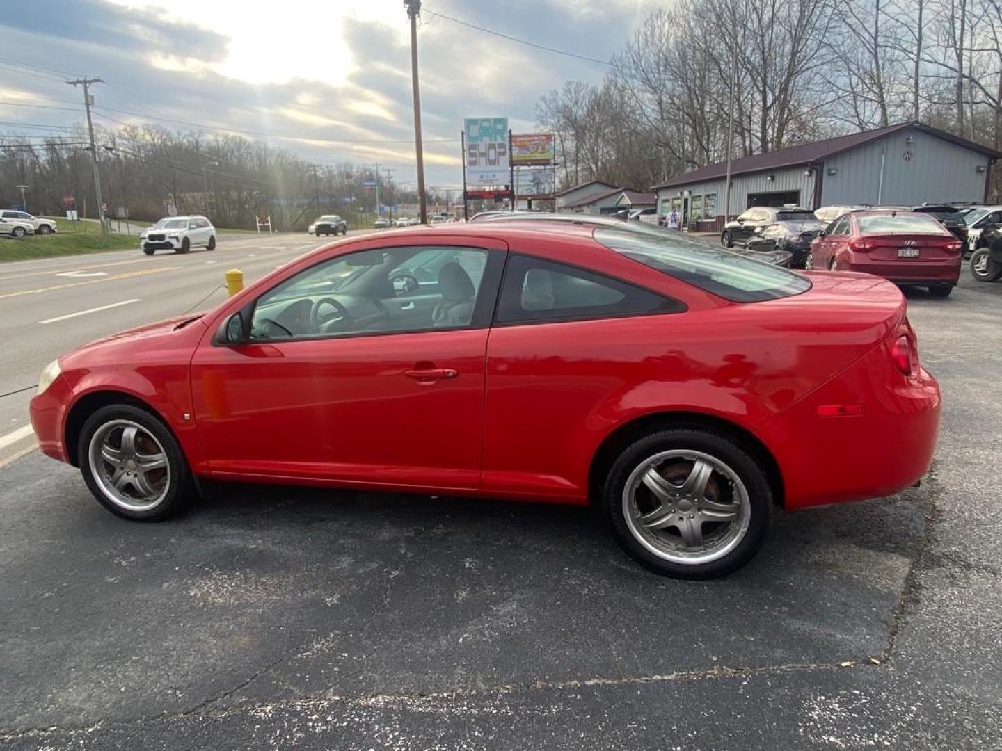 2008 RED CHEVROLET COBALT LS (1G1AK18F987) with an 2.2L engine, 4-Speed Manual transmission, located at 3338 US Rt. 60 East, Huntington, WV, 25705, (304) 733-9888, 38.411072, -82.379471 - Photo#0