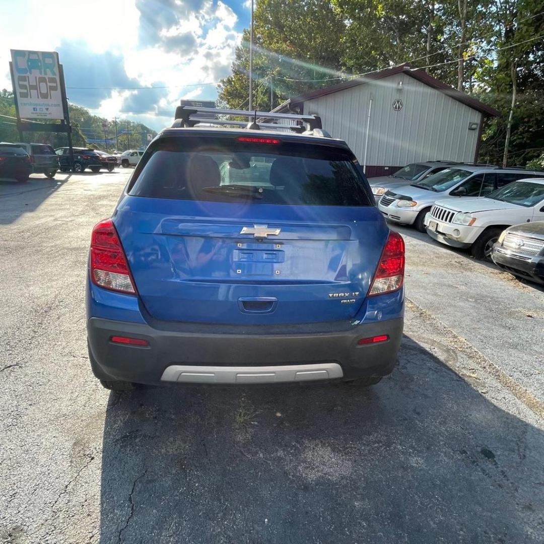 2015 BLUE CHEVROLET TRAX 1LT (KL7CJRSB5FB) with an 1.4L engine, Automatic transmission, located at 3338 US Rt. 60 East, Huntington, WV, 25705, (304) 733-9888, 38.411072, -82.379471 - Photo#1