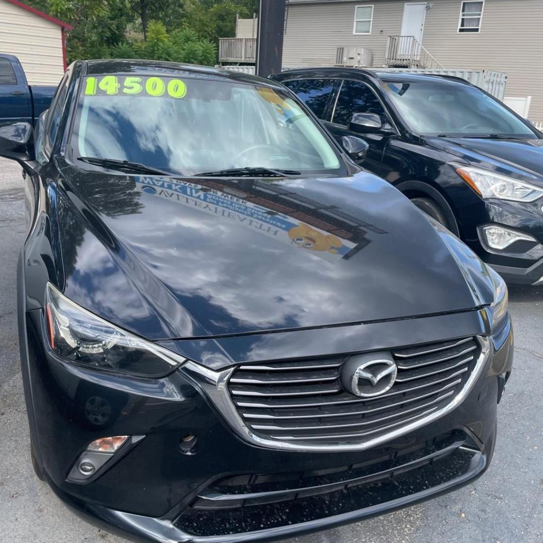 2017 BLACK MAZDA CX-3 GRAND TOURING (JM1DKFD71H0) with an 2.0L engine, Automatic transmission, located at 3338 US Rt. 60 East, Huntington, WV, 25705, (304) 733-9888, 38.411072, -82.379471 - Photo#0