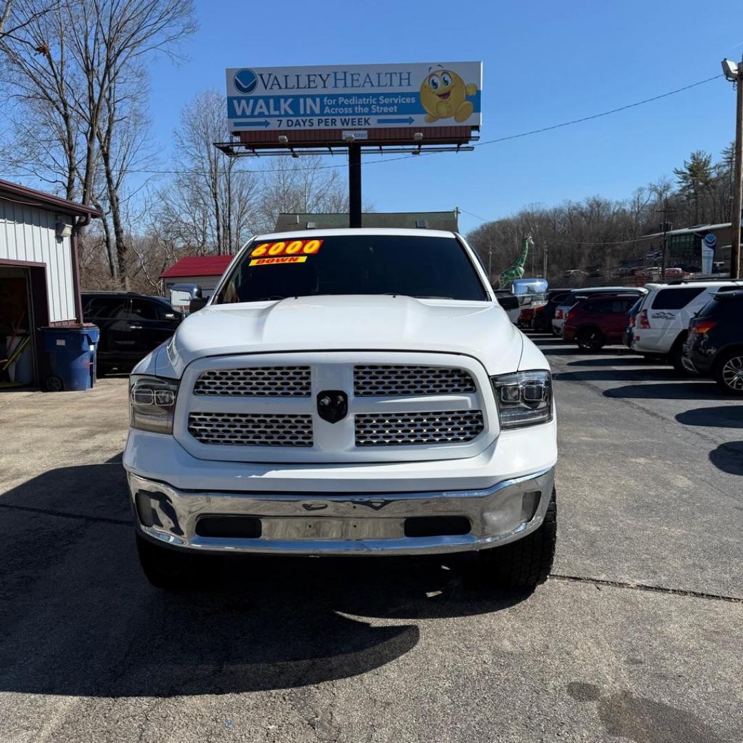 2014 WHITE RAM 1500 LARAMIE (1C6RR7NT6ES) with an 5.7L engine, Automatic transmission, located at 3338 US Rt. 60 East, Huntington, WV, 25705, (304) 733-9888, 38.411072, -82.379471 - Photo#0